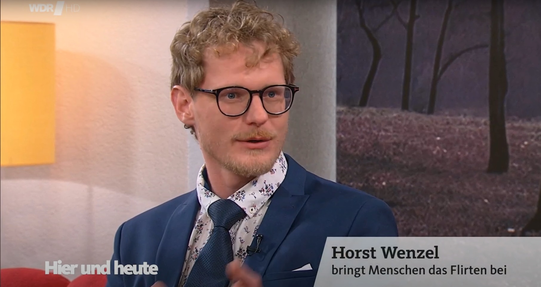 Horst Wenzel im WDR-Fernsehinterview